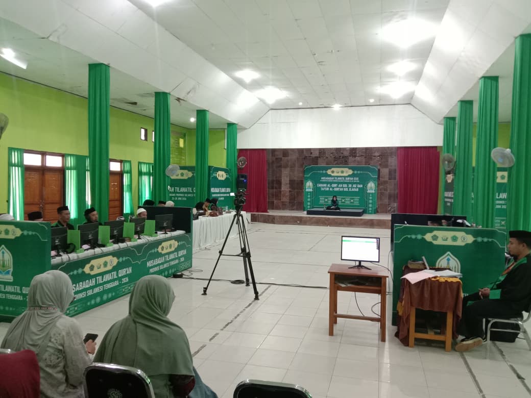 Lomba Hafalan Al-Qur'an 30 Juz dan Tafsir Al-Qur'an Bahasa Arab Memasuki Hari Kedua MTQ XXXI Sultra 2026