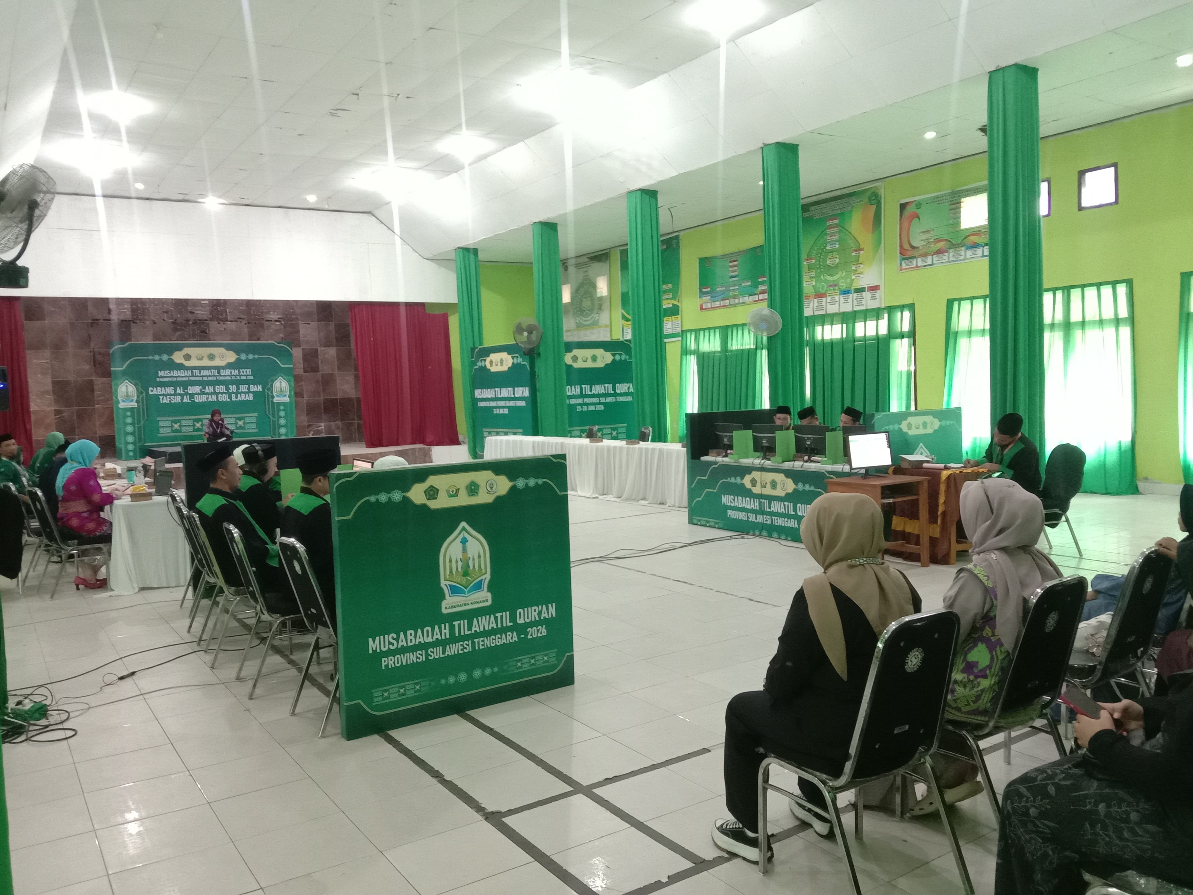 Hari Ke-4, Lomba Hafalan 30 Juz dan Tafsir Qur'an Bahasa Arab Memasuki Babak Final di MTQ XXXI Sultra 2026
