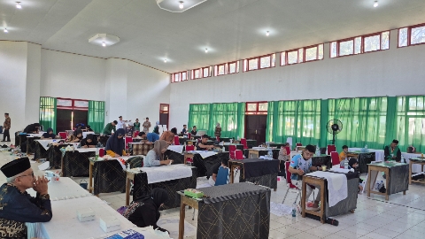 Persaingan Sengit di Gedung Wekoila, 35 Kafilah Unjuk Gigi di Cabang Kaligrafi MTQ XXXI Konawe